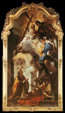 Giovanni Battista Tiepolo Painting - El Papa San Clemente adorando a la Trinidad Giovanni Battista Tiepolo
